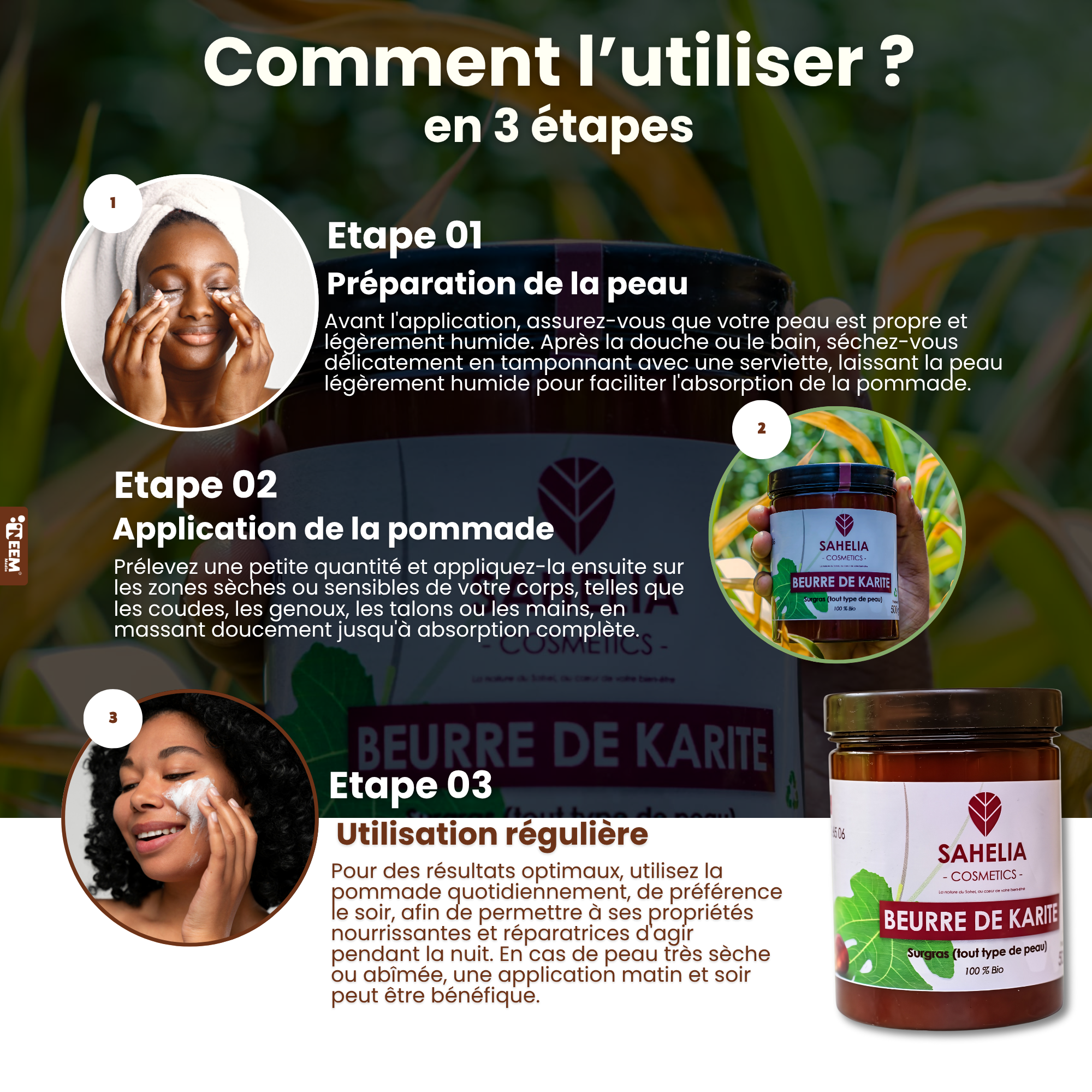 Coffret Sahélia Soin Complet - Peau & Cheveux