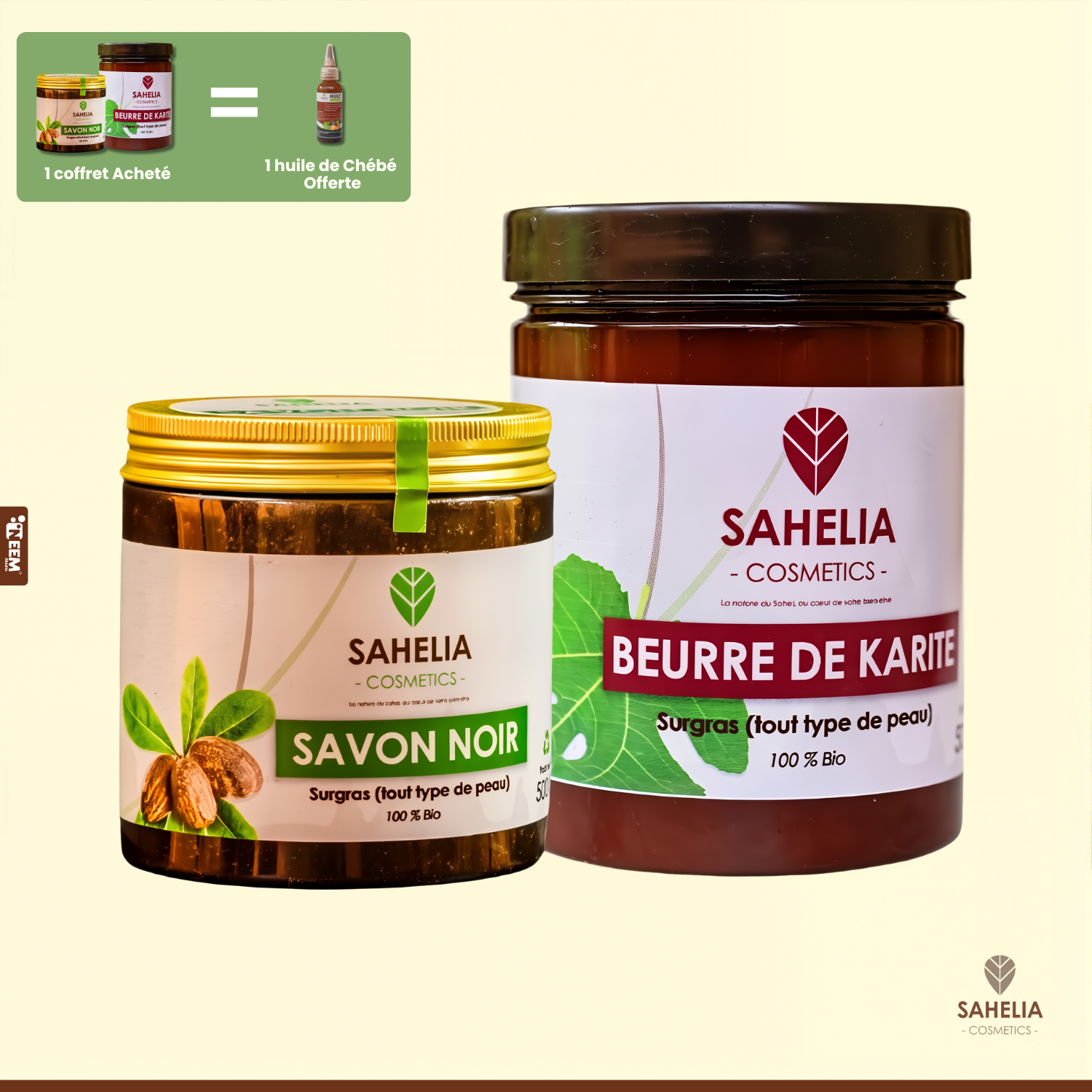 Coffret Sahélia Soin Complet - Peau & Cheveux